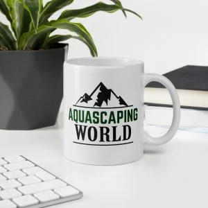 Taza blanca brillante