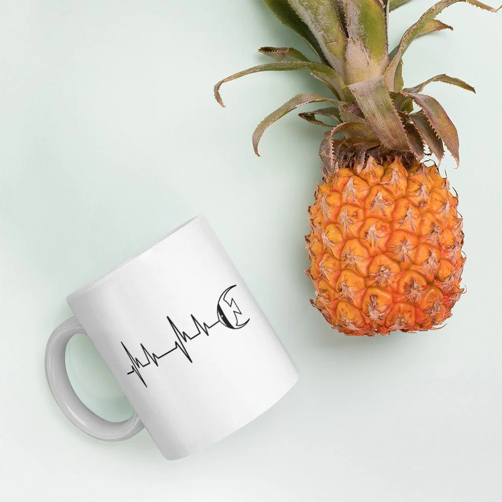 Taza blanca brillante - Imagen 3
