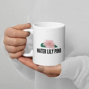Taza blanca brillante