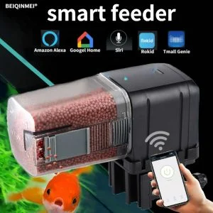 Comedero Automático para Peces: Alimentador Inteligente Wi-Fi para acuarios