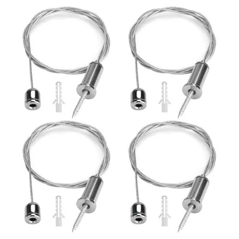 Kit 4 Enganches Suspensión para Colgar Paneles Led