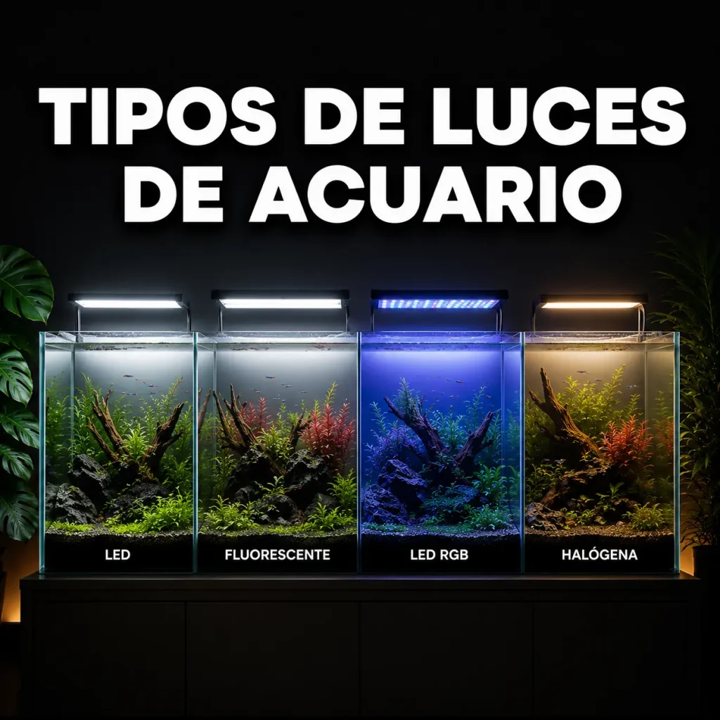 tipos luz acuario