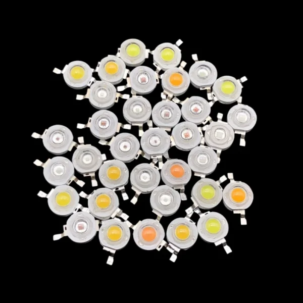 LED Chip 1W 3W 5W sin PCB | Lote 10 - 50 Diodos High Power - Imagen 4