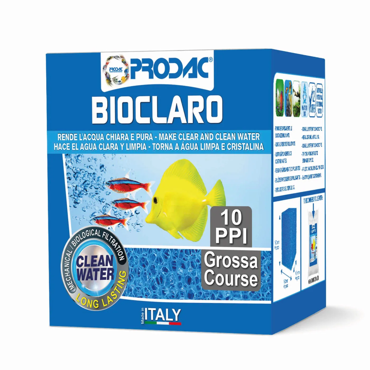 PRODAC BIOCLARO 10X10X10 CM GRUESO