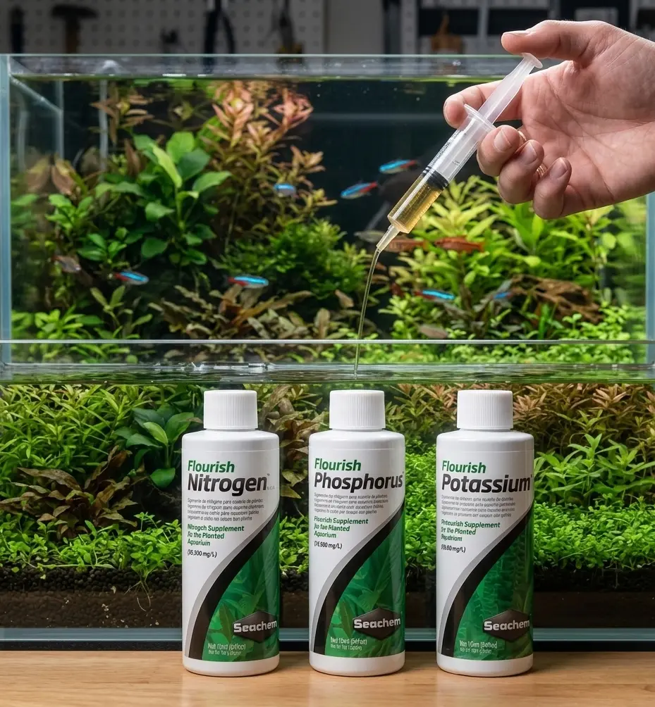 abonado acuarios plantados