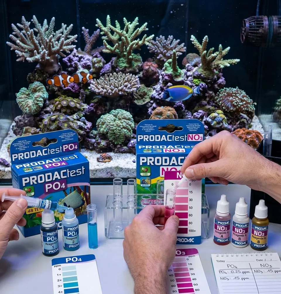 medir npk acuario marino