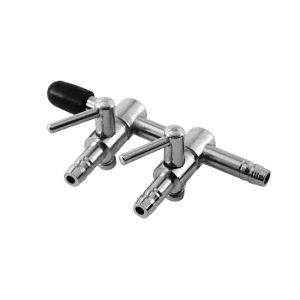 Salida 2x1 Acero Inoxidable para Aireador Sicce Air Light 3300 - Recambio Original