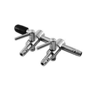 Salida 2x1 Acero Inoxidable para Aireador Sicce Air Light 3300 - Recambio Original