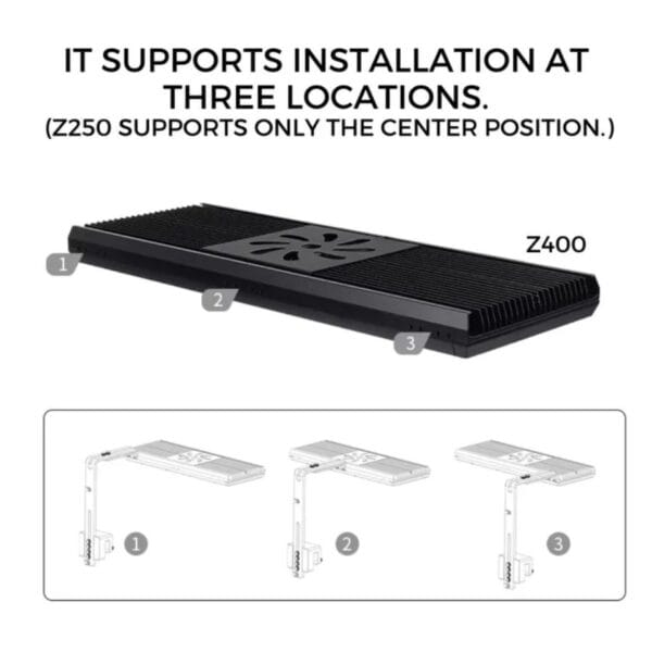 Pantalla LED Acuario Marino Z400 SEA 120W - Iluminación agua salada (60-90 cm) - Imagen 3