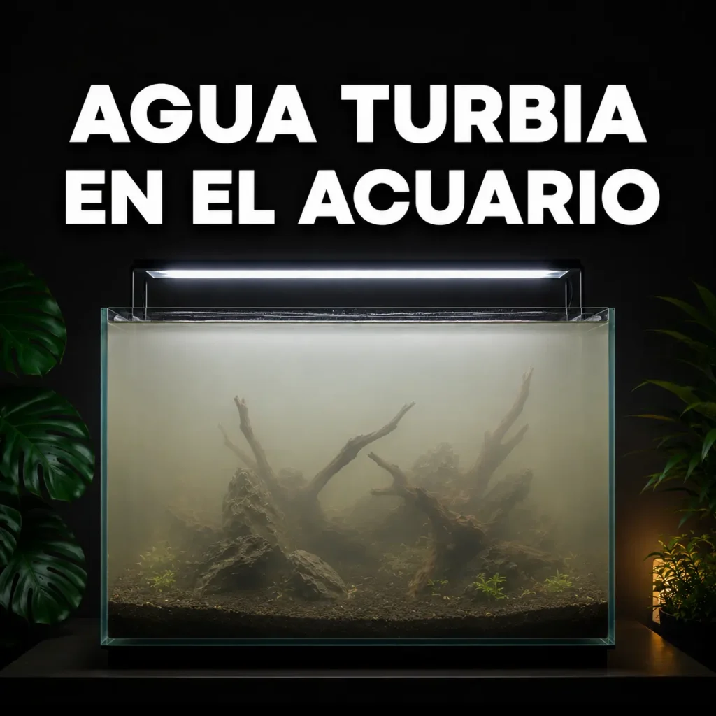 agua turbia en el acuario como solucionarlo