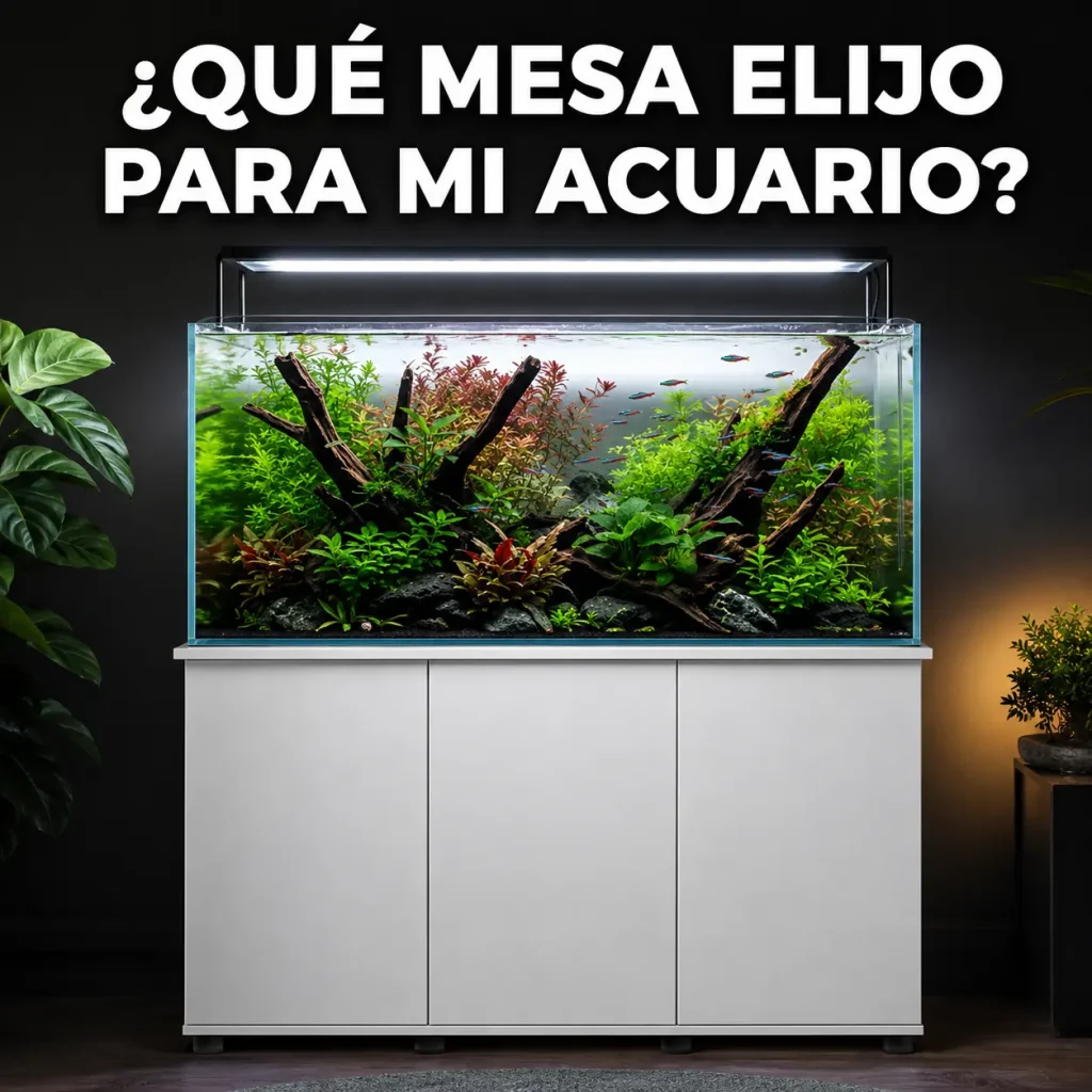 qué mesa elijo para mi acuario