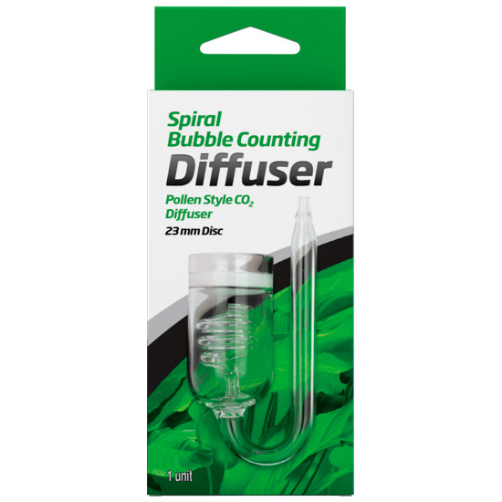 Seachem Spiral Bubble Counting Diffuser 23 mm - Difusor de CO2 con Contador