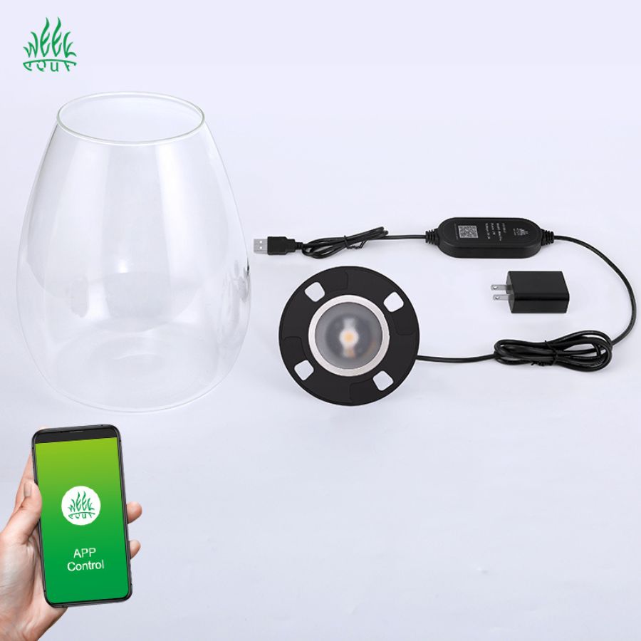 Mini7Pro-O Week Aqua - Lámpara LED para Wabi Kusa y Nano Acuario