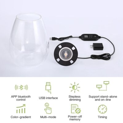 Mini7Pro-O Week Aqua - Lámpara LED para Wabi Kusa y Nano Acuario - Imagen 7