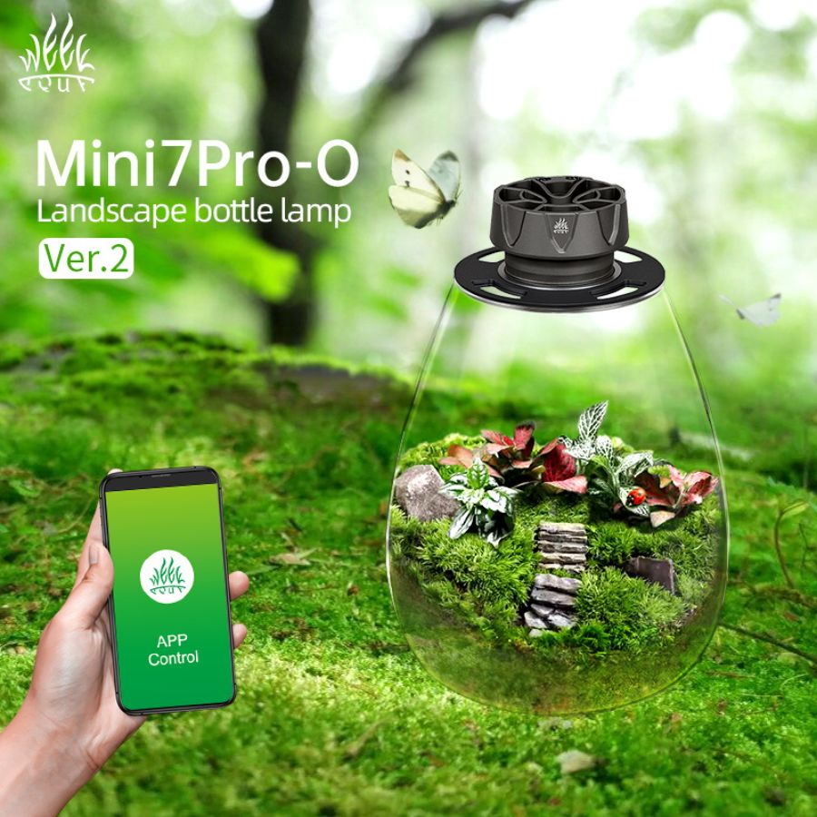 Mini7Pro-O Week Aqua - Lámpara LED para Wabi Kusa y Nano Acuario - Imagen 2