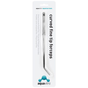 Pinza Curva de Punta Fina 25 cm AquaVitro - Herramienta para Plantado de Precisión