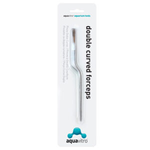 Pinza Doble Curva 20 cm AquaVitro - Plantado en Zonas Ocultas tras el Hardscape