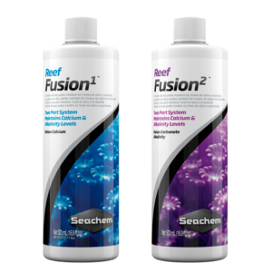 Seachem Reef Fusion 1 y 2 - Sistema de 2 Componentes Calcio y Alcalinidad para Arrecife