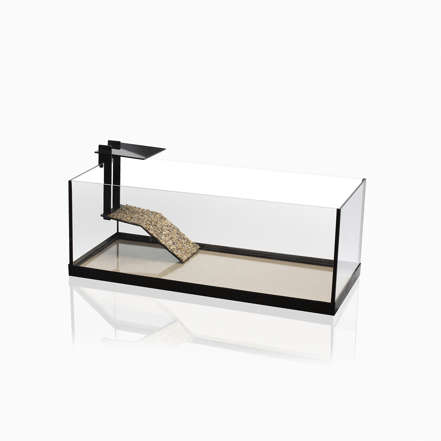 Aqua Terrarium Aquael - Acuaterrario 60, 80 y 100 cm para Tortugas con Plataforma
