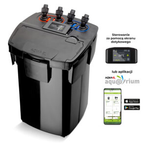 Hypermax Link Aquael - Filtro Externo 4.500 L/h con Calentador y Control por App