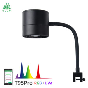 Foco LED Week Aqua T95 Pro 50W RGB+UVa - Pantalla LED Bluetooth para Acuario Plantado