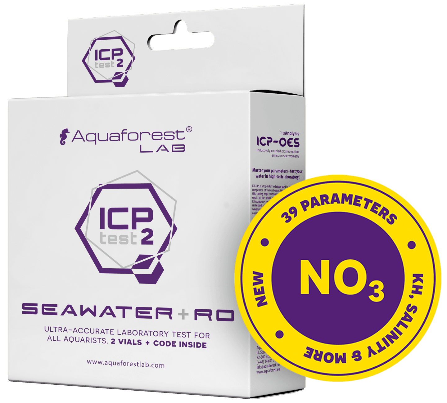 MarinLab 2 Aquaforest - Análisis ICP-OES de Agua de Acuario Marino y de Ósmosis