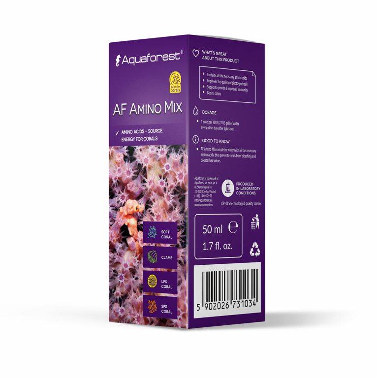 AF Amino Mix Aquaforest (Coral-A) - Aminoácidos Concentrados para Corales - Imagen 2