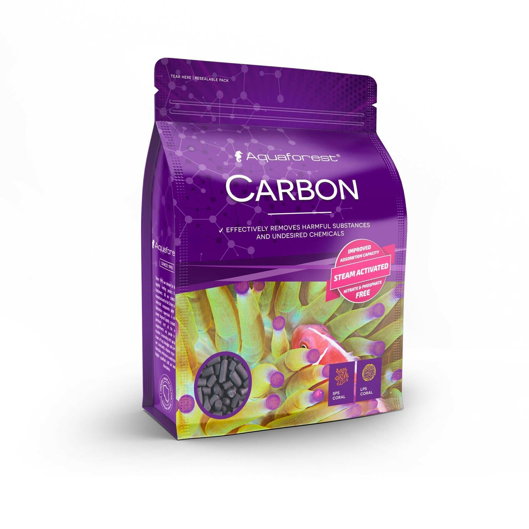 Carbon Aquaforest - Carbón Activado en Gránulos para Acuario Marino