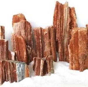 Red Wood Rock - Roca Madera Petrificada Roja para Acuario 15-25 cm, por Kilo (1 a 20 kg)
